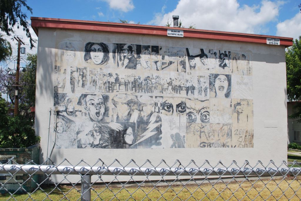 Moratorium The Black and White Mural Mural Conservancy of Los Angeles